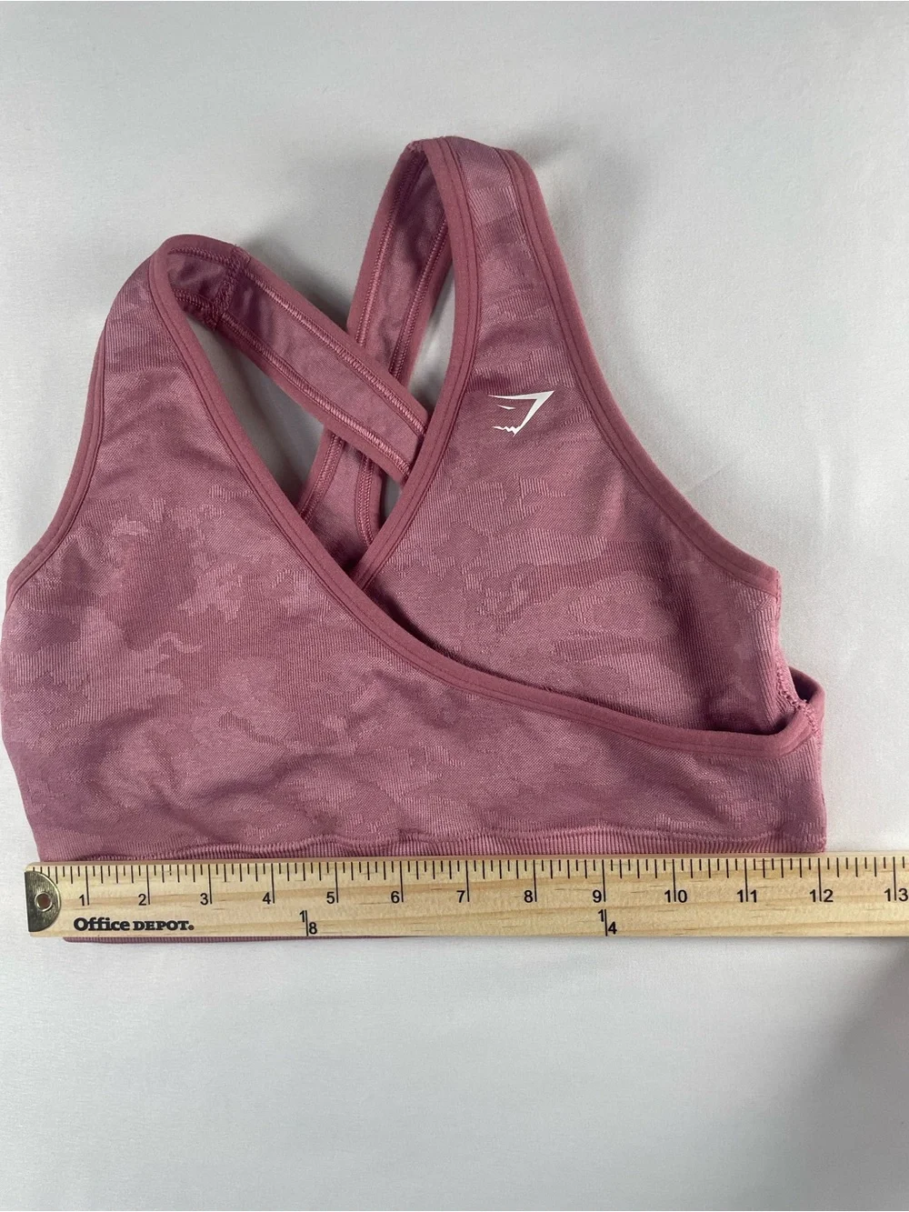 Gymshark Dusty Mauve Cross-Back Sports Bra